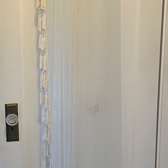 Ru de Seine Zodiac Veil - Cathedral Length Two-tier Boho Veil - Picture 4 of 5